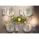 Bormioli Rocco Dinner plate PARMA, 27x27 cm, opal. glass (498860F27321990)