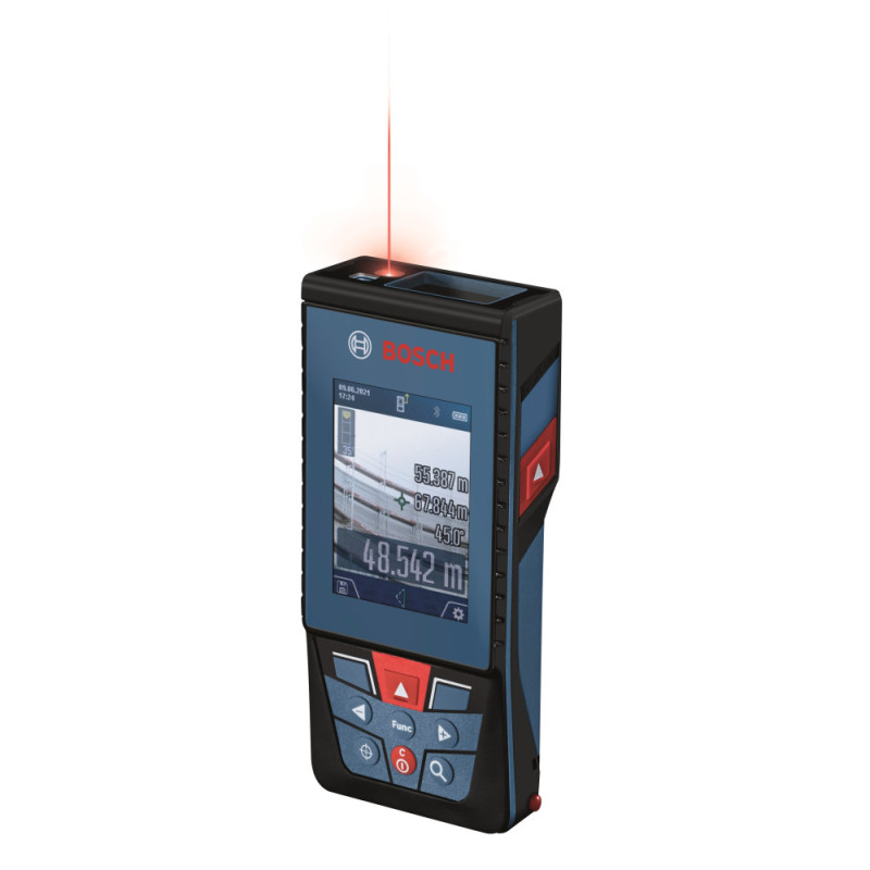 Bosch Далекомір лазерний Professional GLM 100-25 C, ±1.5 мм, 0.08–100м, 0-360°, чохол, 0.23кг (0.601.072.Y00)