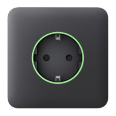 Ajax Front panel for SoloCover for Outlet smart, Jeweler, wireless, graphite (000038791)