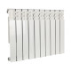 AAA Radiator bimetallic 500/80 10 sections 556х76х78mm side connection. 1800 W white (70214153)