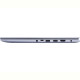 Ноутбук Asus Vivobook 15 X1502ZA-BQ791 (90NB0VX2-M012S0); 15.6" FullHD (1920x1080) IPS LED матовый , Intel Core i5-1235U (1.3 - 4.4 ГГц) , RAM 8 ГБ (Max 16 ГБ) , SSD 512 ГБ , Intel Iris Xe Graphics , без ОП , Wi-Fi , BT , без ОС , MIL STD 810H , TPM , пластик , 1.7 кг , серебристый , подсветка клавиатуры