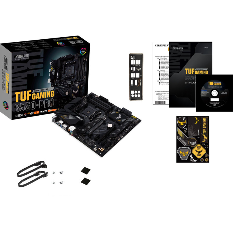 ASUS TUF GAMING B550-PRO sAM4 B550 4xDDR4 M.2 HDMI DP ATX (90MB17R0-M0EAY0)