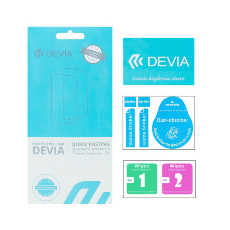 Пленка защитная Devia Hydrogel Tecno Spark 8C front+back (DV-TEC-SP8CFB)