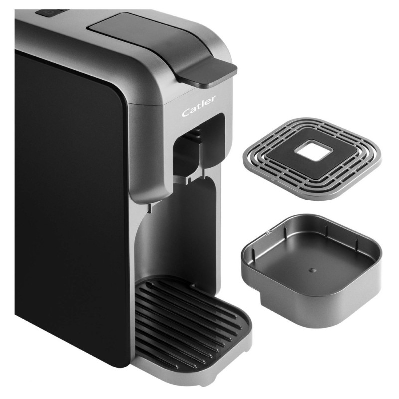 CATLER сoffe maker capsule Porto, 0.8L, capsules, display, black gray (ES700PORTOBG)