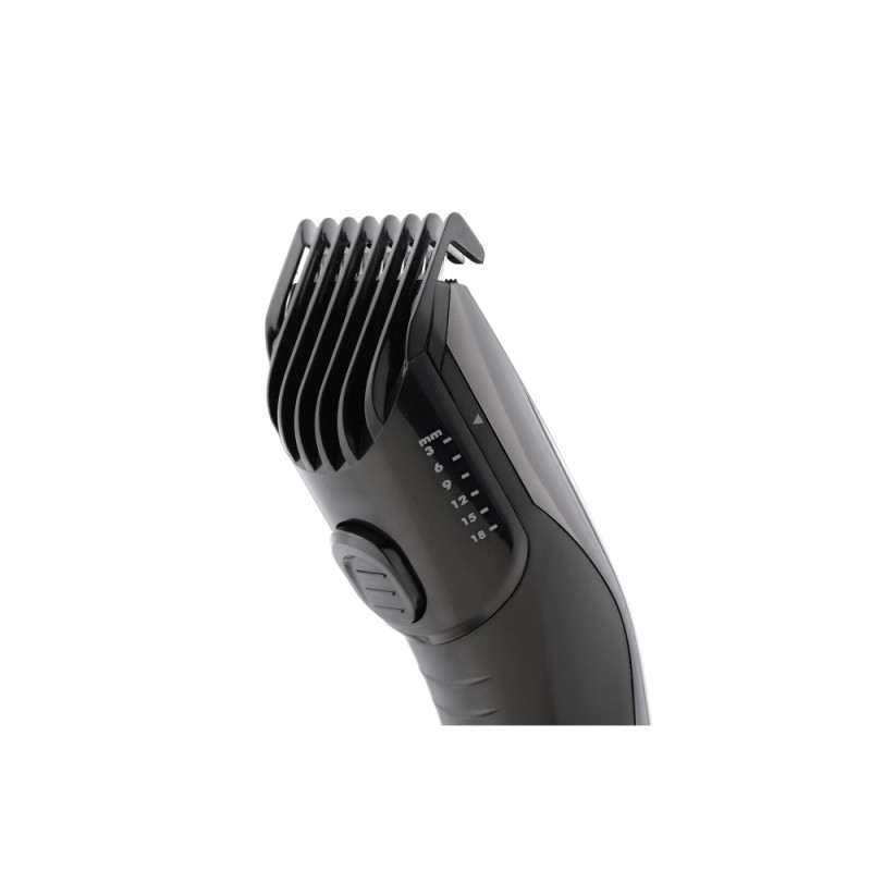 ARDESTO Машинка для стрижки HC-Y20-B, сеть+акум., насадок-2, сталь, черный