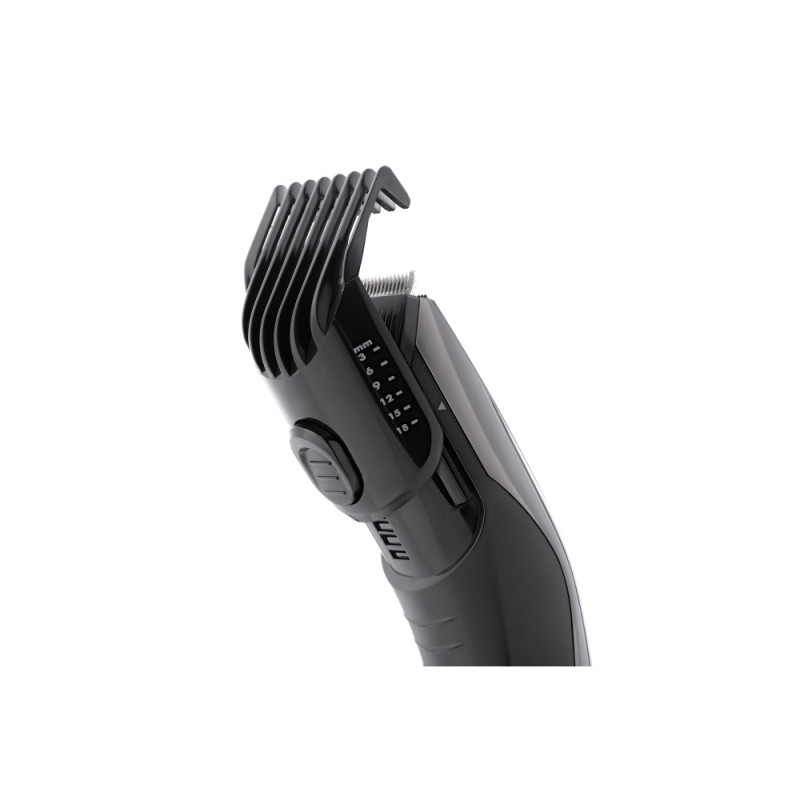 ARDESTO Машинка для стрижки HC-Y20-B, сеть+акум., насадок-2, сталь, черный