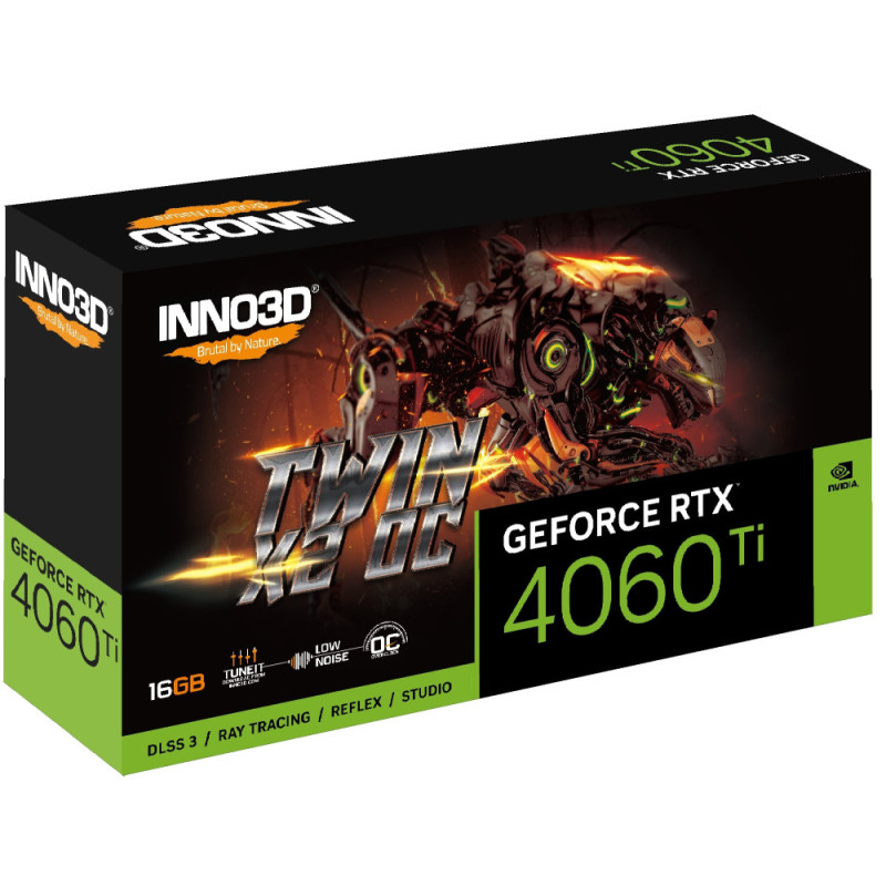 Inno3d Видеокарта GeForce RTX 4060 Ti 16GB GDDR6 TWIN X2 OC