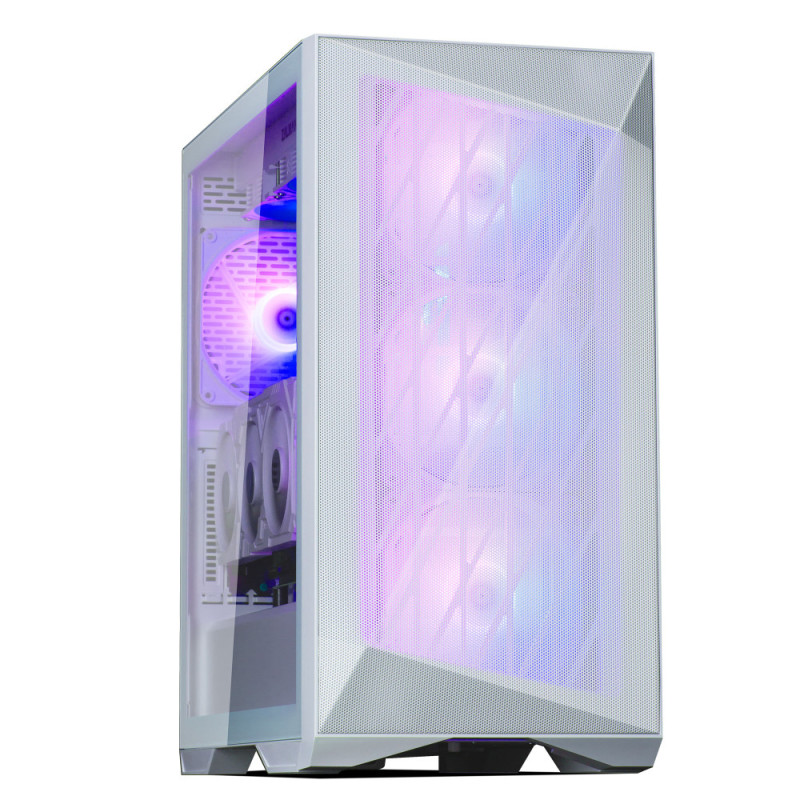 Zalman PC case Z9 Iceberg MS without PSU 2xUSB3.0, 2xUSB2.0 1xUSB 3.1 Gen2 Type-C 4x140mm ARGB VGA 390mm LCS ready TG Side Panel EATX white (Z9ICEBERGMSWHITE)