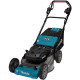 Makita Газонокосарка акумуляторна LM001CZ, 2х18В, 2000 м2, 70 л, 20 - 100 мм (8 позицій), SOLO