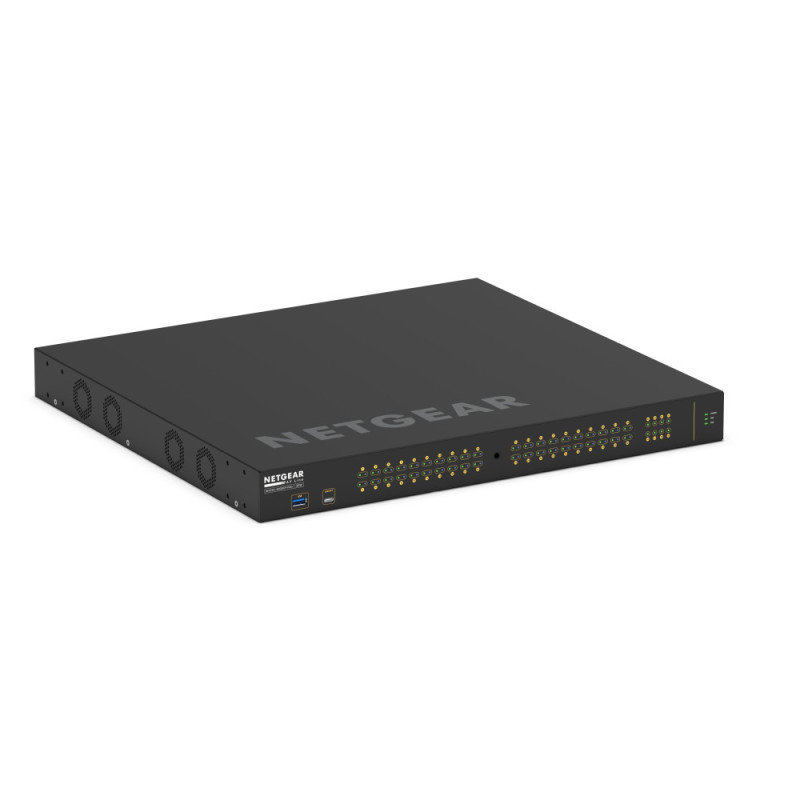 NETGEAR Коммутатор M4250-40G8XF-PoE+ (GSM4248PX), 40x1GE PoE+(960Вт), 8xSFP+, AV Line управляемый L2 (GSM4248PX-100EUS)