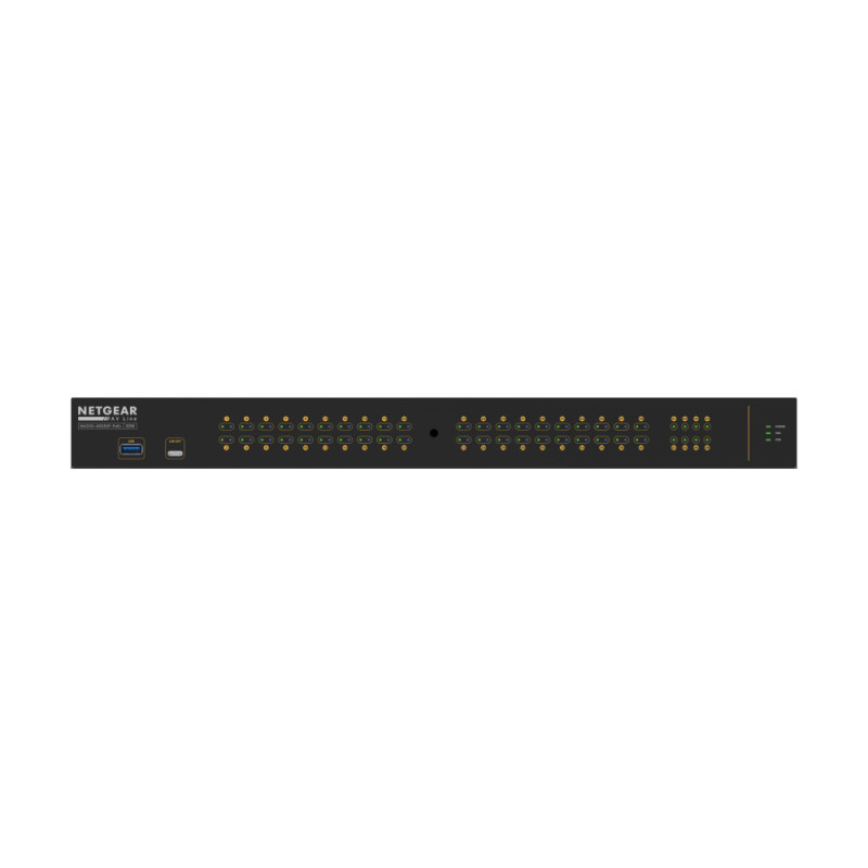 NETGEAR Коммутатор M4250-40G8XF-PoE+ (GSM4248PX), 40x1GE PoE+(960Вт), 8xSFP+, AV Line управляемый L2 (GSM4248PX-100EUS)
