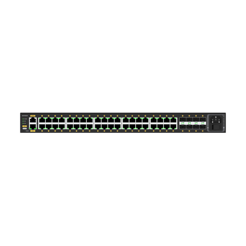 NETGEAR Коммутатор M4250-40G8XF-PoE+ (GSM4248PX), 40x1GE PoE+(960Вт), 8xSFP+, AV Line управляемый L2 (GSM4248PX-100EUS)