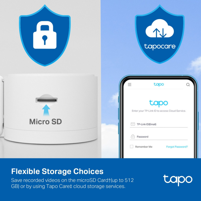 TP-Link IP-Камера Tapo C125 4MP N300 microSD motion detection, штучный интелект (TAPO-C125)