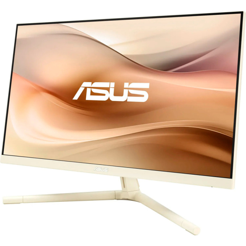 ASUS Monitor 23.8  VU249CFE-M HDMI, USB-C, Audio, IPS, 100Hz, 1ms, AdaptiveSync, Oat Milk