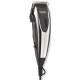 Moser Hair clipper WAHL HomePro Complete Kit, network, vibration motor, nozzles-8, steel, case, scissors, comb included., black-silver (09243-2616)