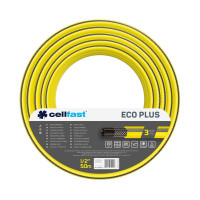 Cellfast Garden hose ECO PLUS 1/2  50m, 3 layers, up to 20 bar, -10…+50°C (12-152)