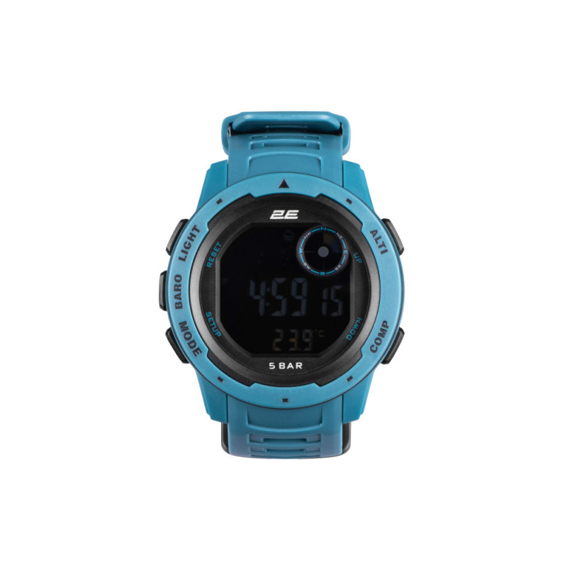 2E Tactical Delta X Blue tactical watch with compass and pedometer (2E-TCW10BL)