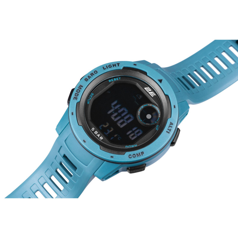 2E Tactical Delta X Blue tactical watch with compass and pedometer (2E-TCW10BL)