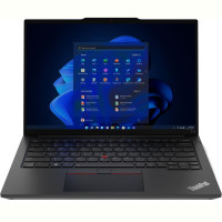 Ноутбук Lenovo ThinkPad E14 Gen 6 (21M70013RA); 14" WUXGA (1920x1200) IPS LED матовый , Intel Core Ultra 7 155H (1.4 - 4.8 ГГц) , RAM 32 ГБ (Max 64 ГБ) , SSD 1 ТБ , Intel Arc Graphics , без ОП , LAN , Wi-Fi , BT , веб-камера , Windows 11 Pro , MIL-STD 810H , TPM , металл , 1.44 кг , черный , подсветка клавиатуры , сканер отпечатков пальцев