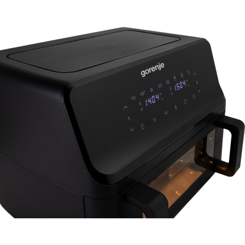 Gorenje air fryer 2700W, bowl-9L, touch control, 8 auto programs, plastic, black (AF2700BP)