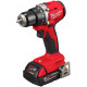 Milwaukee Шурупокрут-дриль акумуляторний Milwaukee M18 BLDDRC-202C 18В 2х2А·год 61Нм 0-1700об/хв ЗП М12-18 С кейс 1.5кг (4933492833)