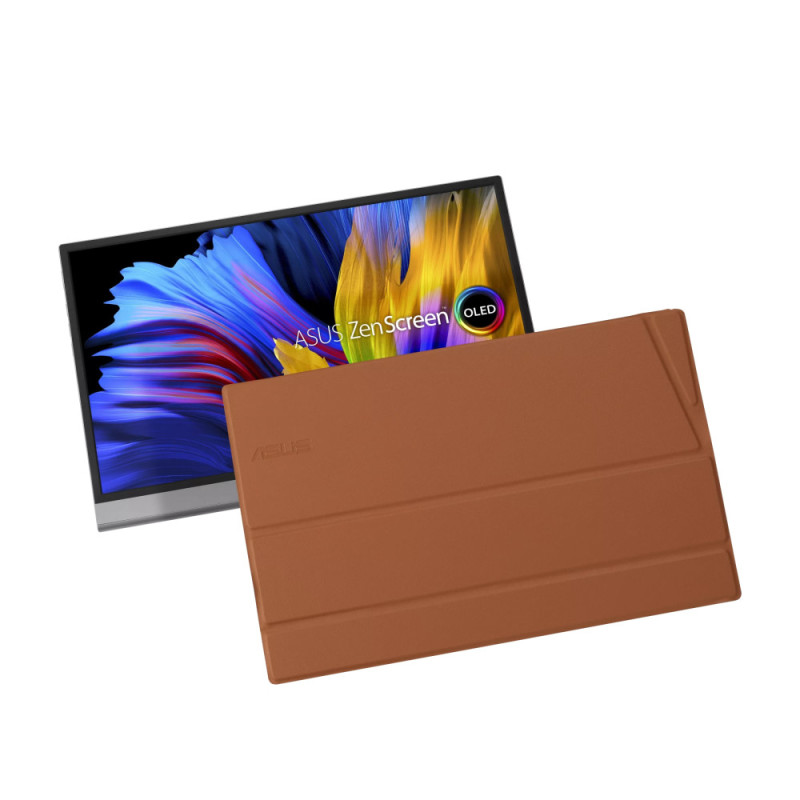 ASUS Monitor portable 13.3  Asus ZenScreen MQ13AH mHDMI, 2xUSB-C, OLED, 1ms, DCI-P3 100%, HDR10, Cover (90LM07EV-B01170)