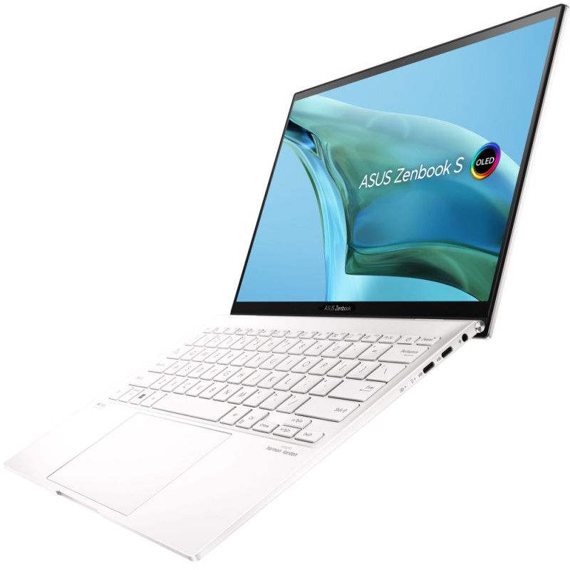 ASUS Ноутбук Zenbook S 13 UM5302LA-LV154 13.3" 2.8K OLED, AMD R7-7840U, 16GB, F1TB, UMA, noOS, Білий
