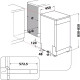 Whirlpool Dishwasher 10sets WSFO3O23PF