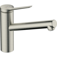 Hansgrohe Змішувач для кухні Zesis M33, довж.виливу - 220мм, поворотний, 1важіль, KM150, сталь (74802800)