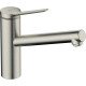 Hansgrohe Змішувач для кухні Zesis M33, довж.виливу - 220мм, поворотний, 1важіль, KM150, сталь (74802800)