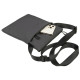 Tucano GOMMO SHOULDER BAG, BLACK (BGOMSB-BK)
