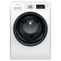 Whirlpool WM front load, 10kg, 1400, A+++, 60cm, display, steam, invertor, black door, white (FFB10469BVUA)