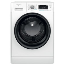 Whirlpool WM front load, 10kg, 1400, A+++, 60cm, display, steam, invertor, black door, white (FFB10469BVUA)