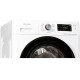 Whirlpool WM front load, 10kg, 1400, A+++, 60cm, display, steam, invertor, black door, white (FFB10469BVUA)
