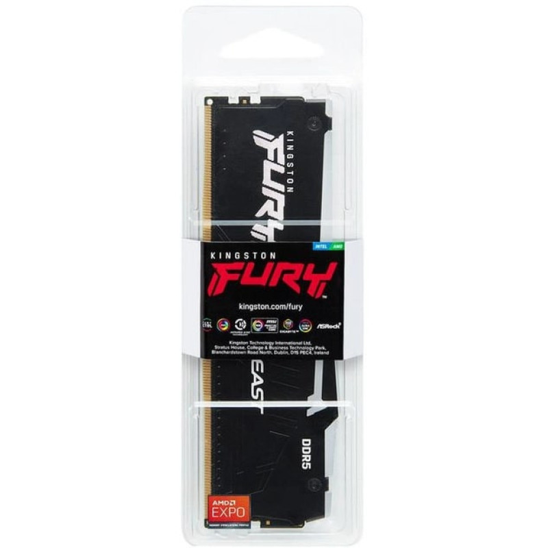 Kingston Memory DDR5 8GB 5200 FURY Beast RGB EXPO (KF552C36BBEA-8)