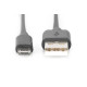 Digitus USB 2.0 (AM/microB) 0.9m, black (AK-300110-010-S)