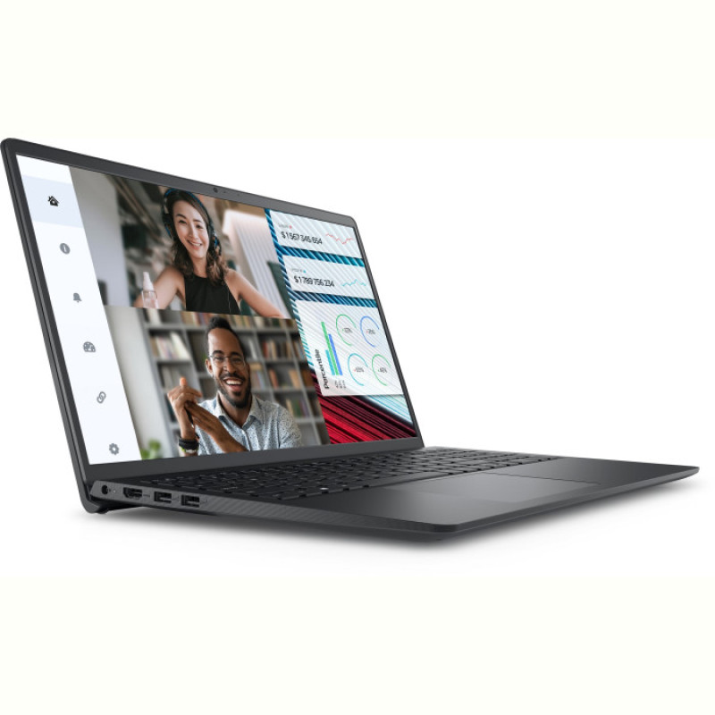 Ноутбук Dell Vostro 3520 (N3003PVNB3520UA_UBU); 15.6" FullHD (1920x1080) WVA LED матовый 120 Гц , Intel Core i5-1235U (1.3 - 4.4 ГГц) , RAM 16 ГБ , SSD 512 ГБ , Intel Iris Xe Graphics , без ОП , Wi-Fi , BT , LAN , веб-камера , Linux , 1.66 кг , черный , подсветка клавитуры