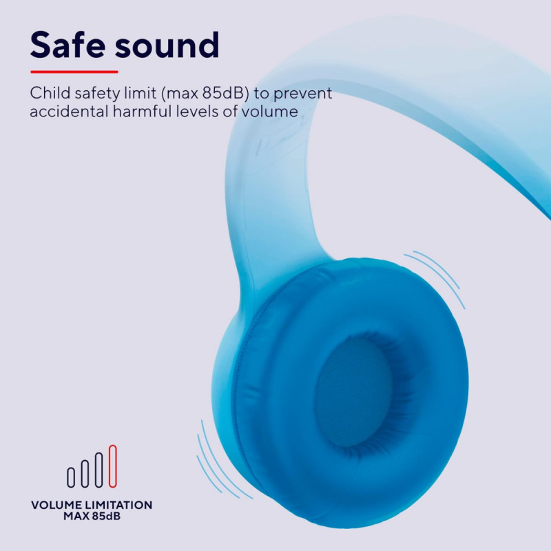 Trust Навушники Nouna Headphones mini-jack, Mic, Синій (25278_TRUST)
