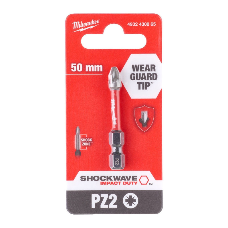 Milwaukee Shockwave Bit, PZ2x50mm (4932430865)