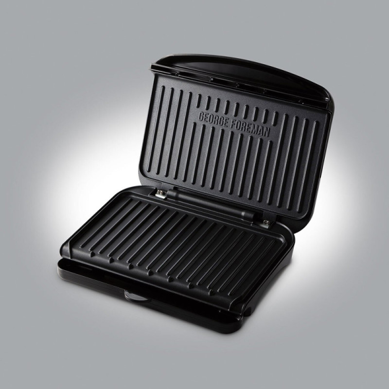 Russell Hobbs Гриль George Foreman прижимной Fit Grill Medium 1630Вт, темп. режимов-1, пластик, черный (25810-56)