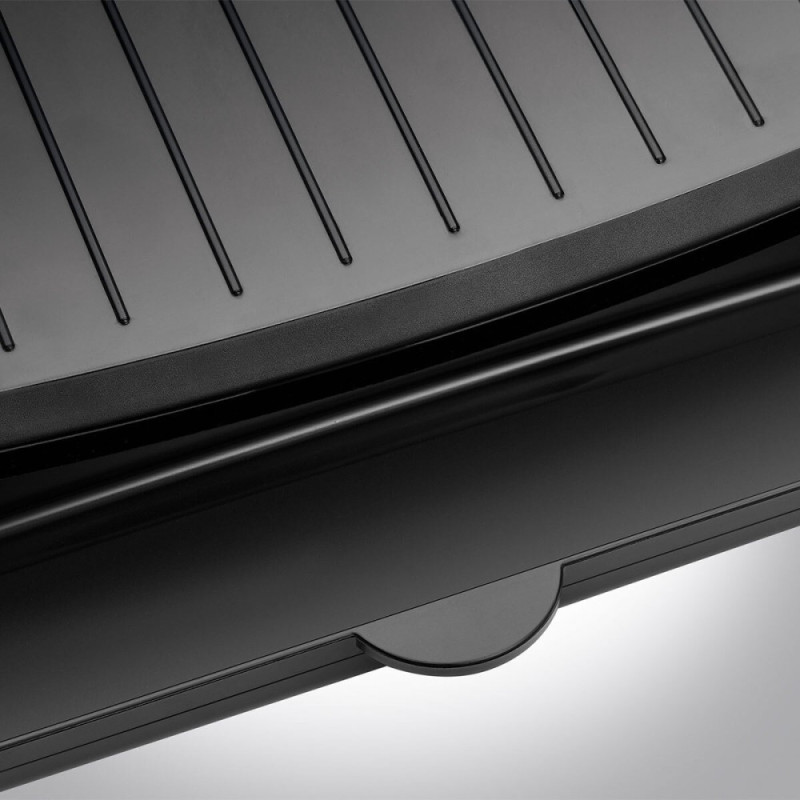 Russell Hobbs Гриль George Foreman прижимной Fit Grill Medium 1630Вт, темп. режимов-1, пластик, черный (25810-56)