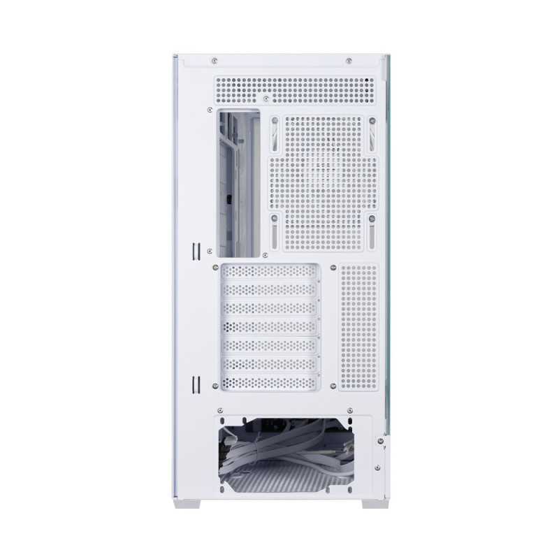 Zalman Корпус  P40 DS без БП, 2xUSB3.0, 1x Type C, 3x120мм ARGB Reverse, 1x120мм ARGB, VGA 420мм, LCS ready, TG Side/Front Panel, Display, ATX, белый (P40DSWHITE)