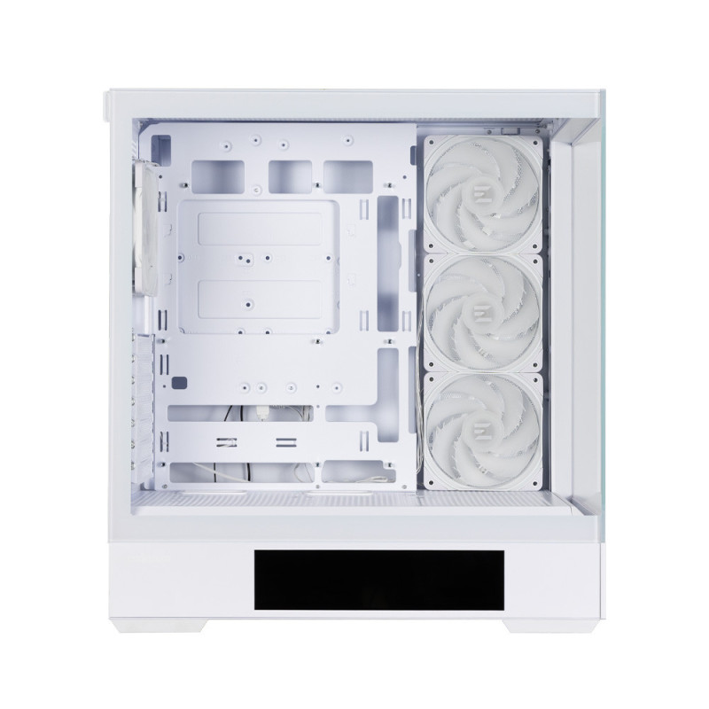 Zalman Корпус  P40 DS без БП, 2xUSB3.0, 1x Type C, 3x120мм ARGB Reverse, 1x120мм ARGB, VGA 420мм, LCS ready, TG Side/Front Panel, Display, ATX, белый (P40DSWHITE)