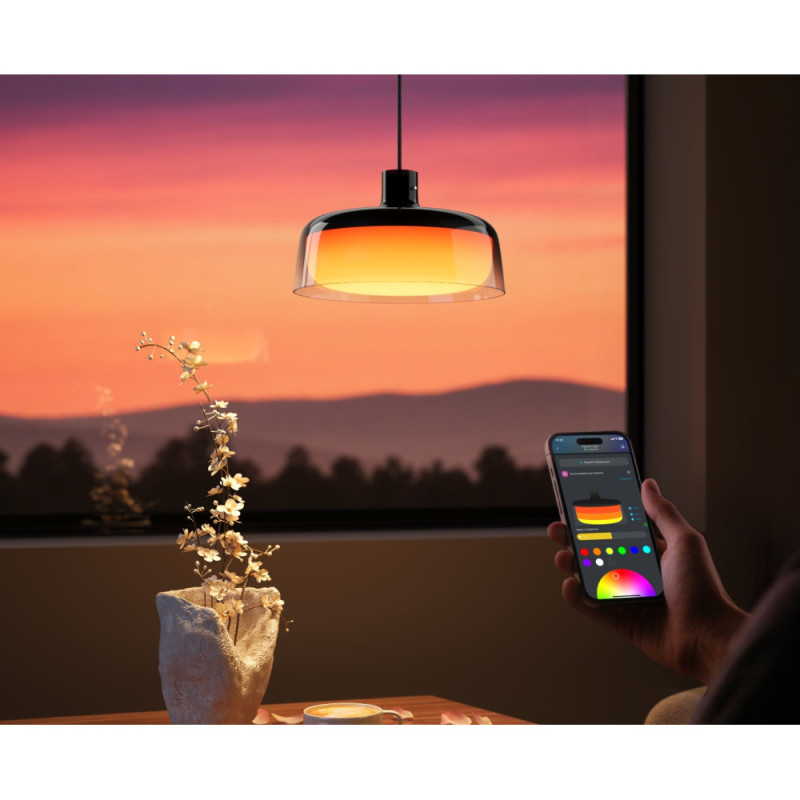 Govee Лампа H60C1 Pendant Light, RGBWW, 2700 K – 6500 K, 1300 Lum, WI-FI/Bluetooth, чорна (H60C13F1)