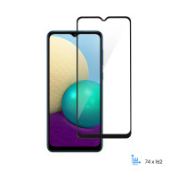 2E Захисне скло Basic для Samsung Galaxy A02(A022), 2.5D FCFG, black border (2E-G-A02-SMFCFG-BB)