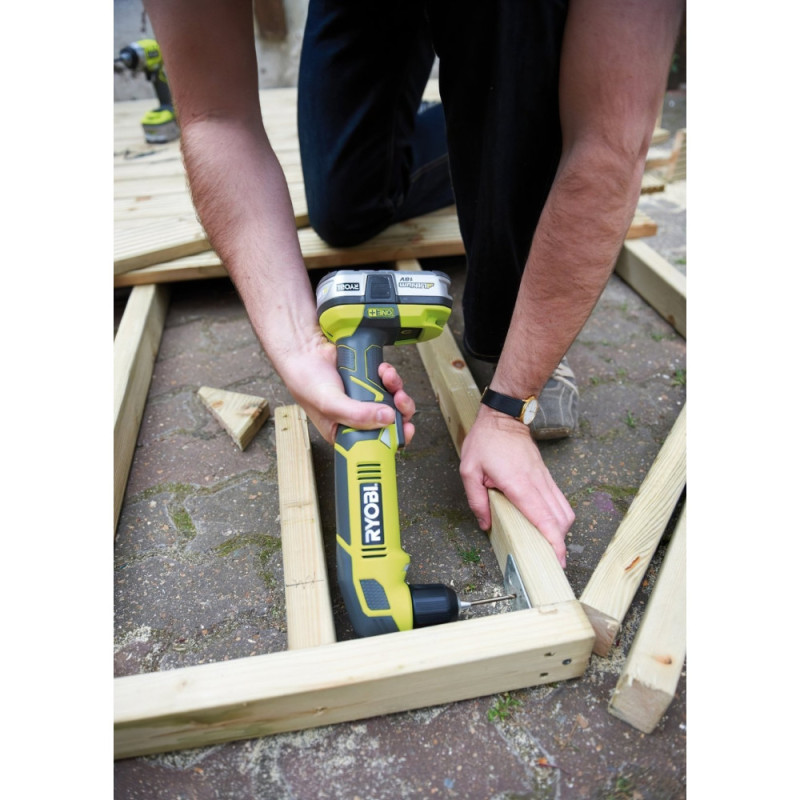 Ryobi Cordless angle screwdriver RAD1801M, 18V, 15Nm, 1100rpm, 1.83kg, Solo (5133001166)