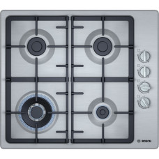 Bosch Варочная поверхность газовая, 60см, чугун, нерж