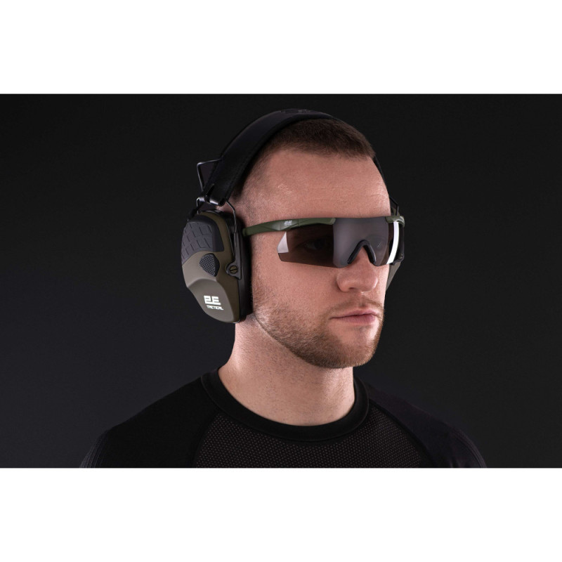 2E Tactical Tactical protective earmuffs Pulse Pro Army Green NRR 22 dB, active (2E-TPE026ARGN)