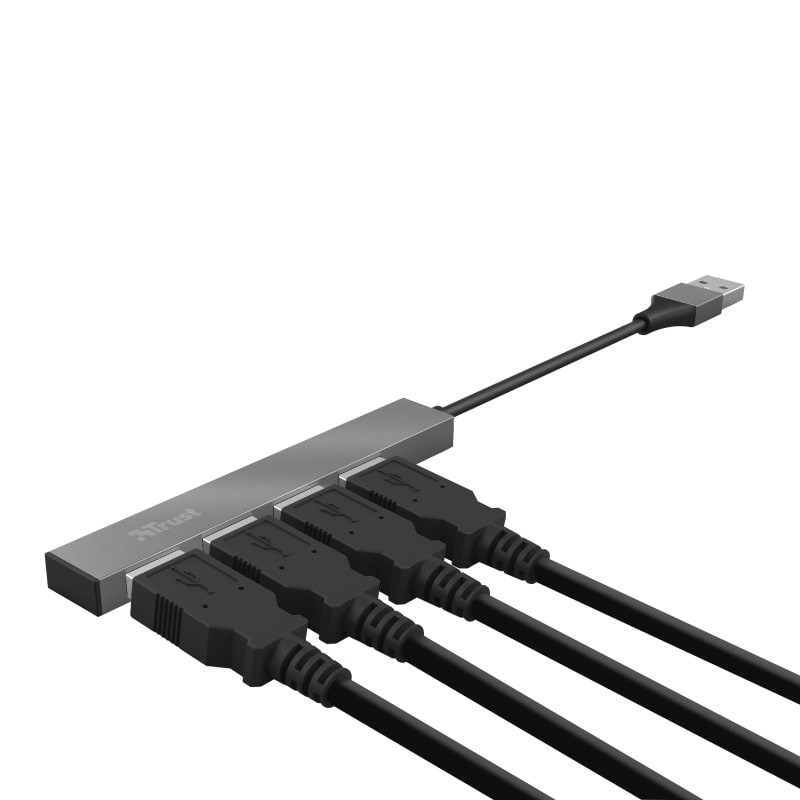 Trust Halyx Aluminium 4-Port Mini USB Hub (23786_TRUST)