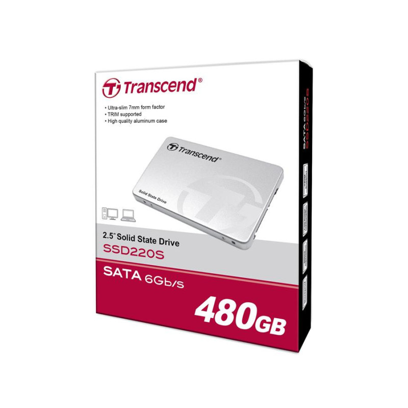 Transcend Накопитель SSD 2.5" 480GB SATA 220S (TS480GSSD220S)